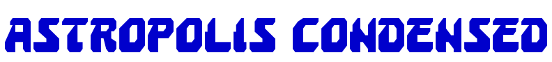 Astropolis Condensed 字体